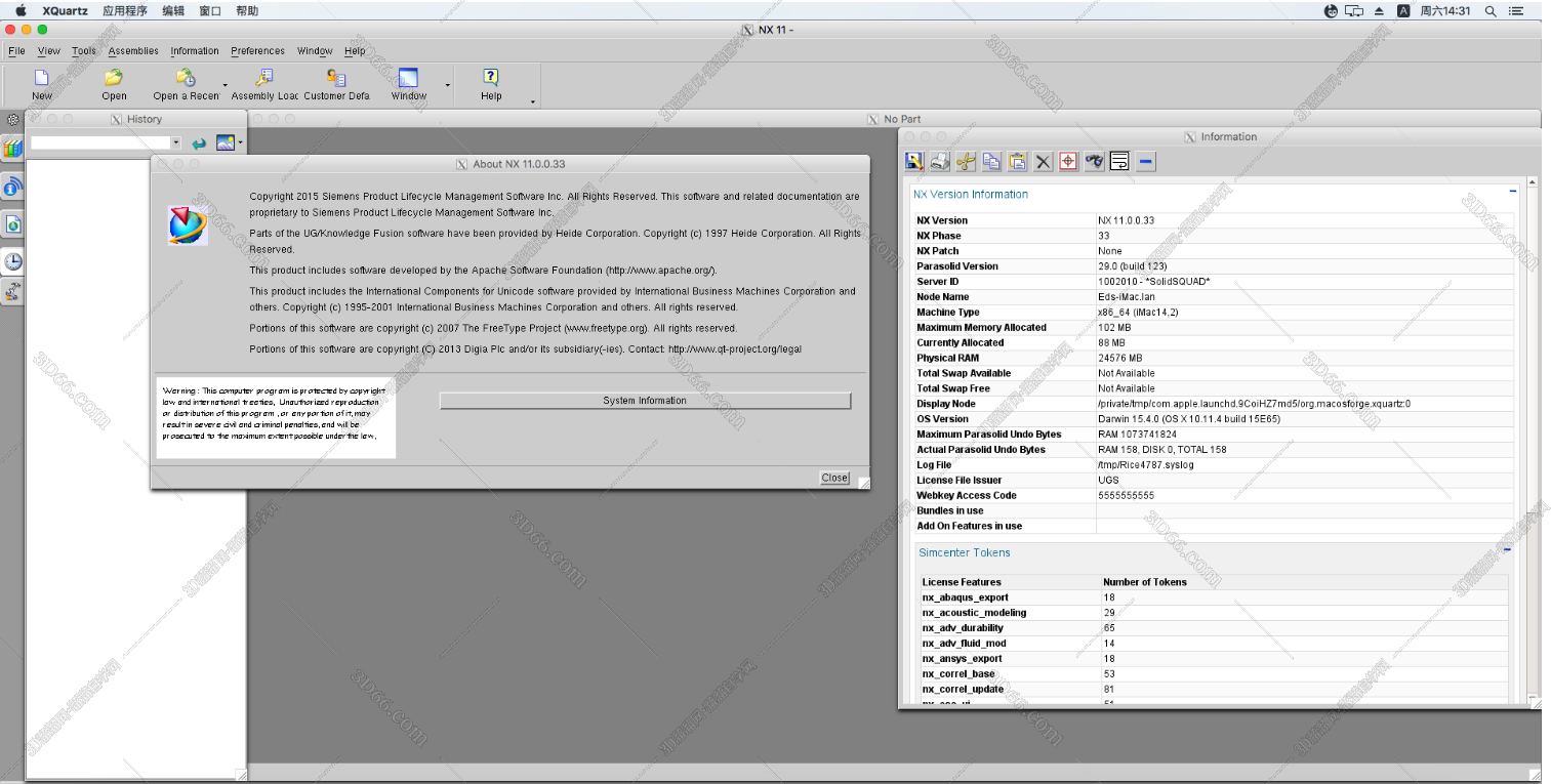 UG NX 11 for Mac 中文版【UG11.0Mac版】中文破解版